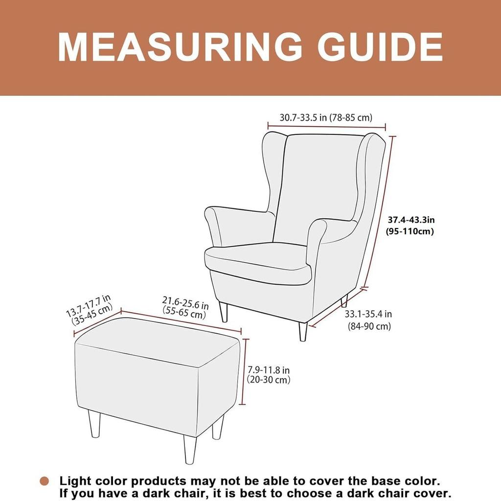 Elastic One-Piece Tiger Stool Cover American Scamon Seat Cushion Chair Cover Sofa Cover All-Inclusive Single Wing Back Cover