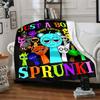 1pc SPRUNKI2 Blanket, Gift, for Men and Women, Soft Blanket, Good for Sofa Bed Couch Travel, Lightweight Flannel Blanket