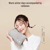 Rechargeable Electric Hand Warmer Hot Water Bottle with Washable Cover