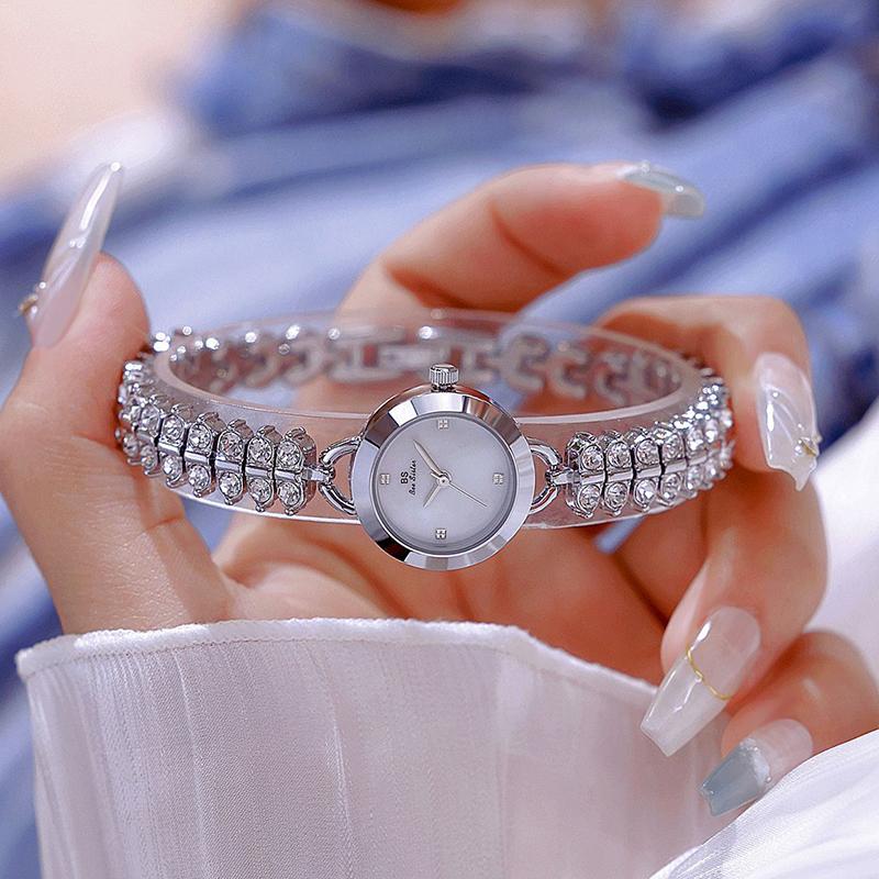 Women Bracelet Watch Top Brand Luxury Women Gold Small Dial Watch Rhinestone Ladies Wrist Watches Gift For Girlfriend Wife