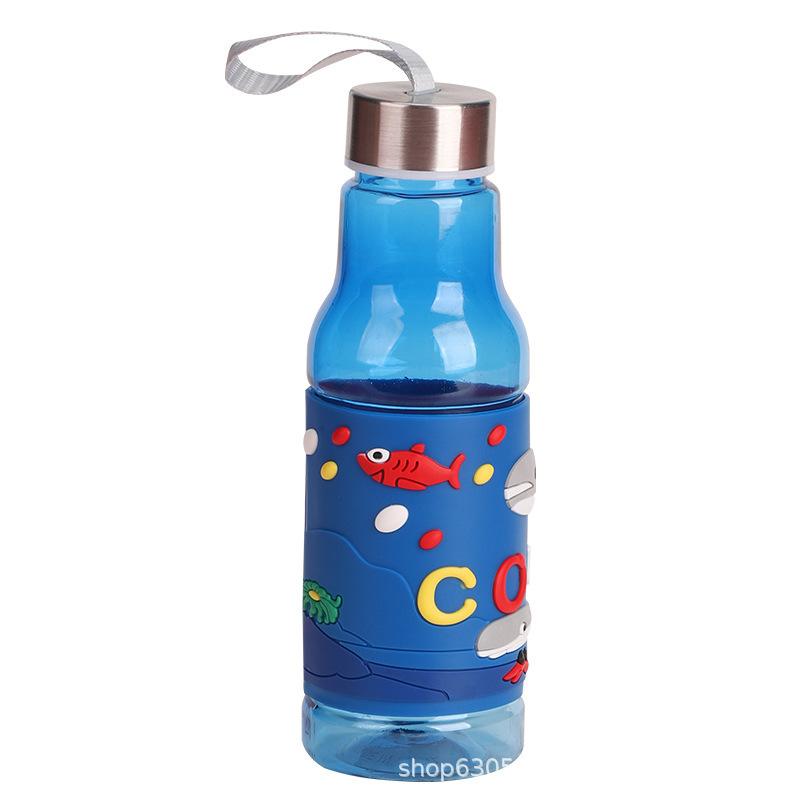 Water bottle summer sports water cup children's water cup plastic portable cup student outdoor men's and women's fitness cup
