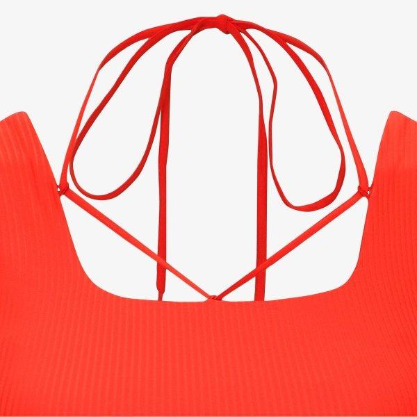 Fila Detachable Strap Ribbed Bra Top