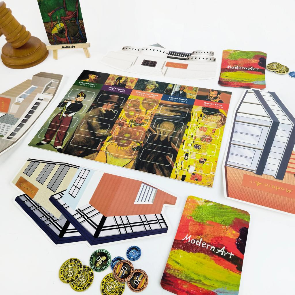 Arte Moderna Divertente Gioco da Tavolo Strategico di Gruppo Giochi con Mazzo di Carte