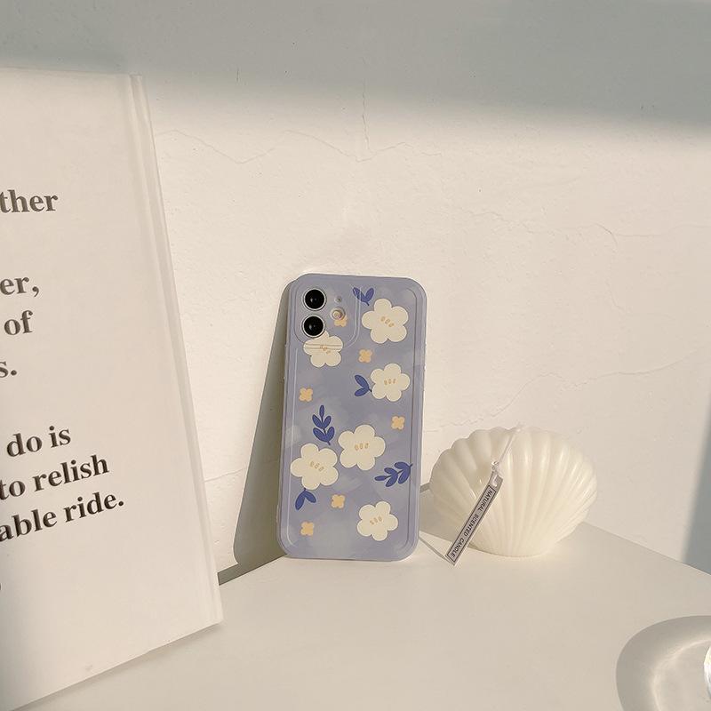 Ins Style Retro Flower for Apple 16 Phone Case for IPhone 15 All Inclusive 17 Pro Max Soft Case for 12For13 for Huawei