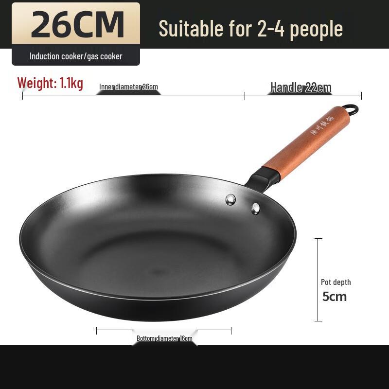 Wutuo Non-Stick Flat Frying Pan