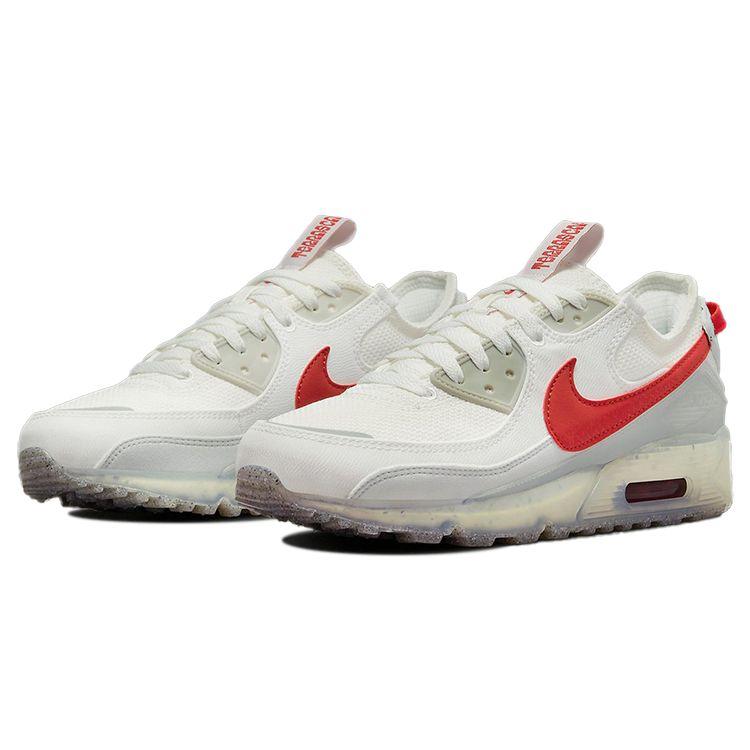 Nike Air Max Terrascape 90 Bianche Rosse Clay Uomo Scarpe da ginnastica Summit-Bianco Pure-Platino Lupo-Grigio DQ3987-100