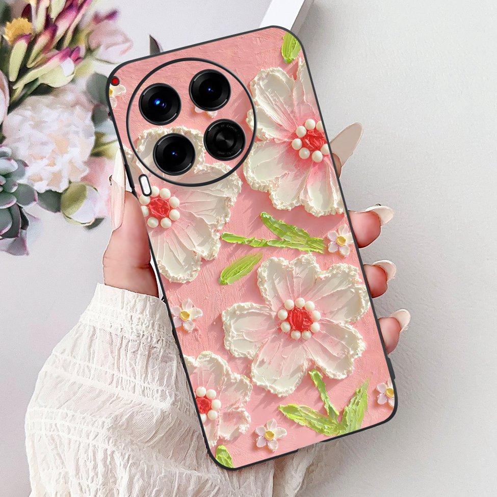 Black For Tecno Camon 30 CL6 CL6k Phone Case For Techno Camon 30 5G CL7 Cover Luxury Fashion Funny Cute Funny Painted Soft TPU