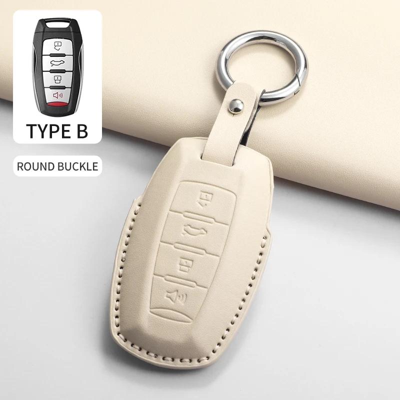 For Great Wall Euler Haval Jolion H6 Big Dog H6 H2 F7 Control Protect Cover Durable Accessories PU Car Key Case Cover