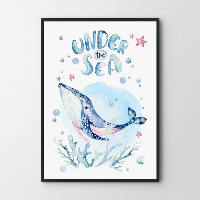 Poster Children's Room Whale Rating