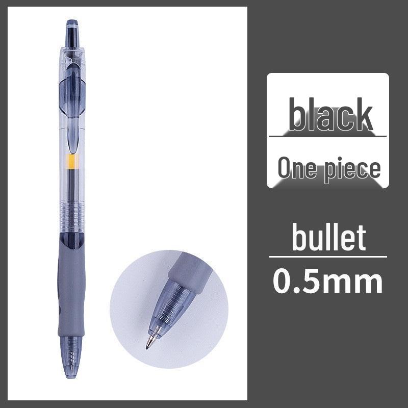 

Гелевая ручка GP1008 с карбоновым корпусом, нажимной механизм, пулевидный наконечник, для офиса и подписи 0.5mm