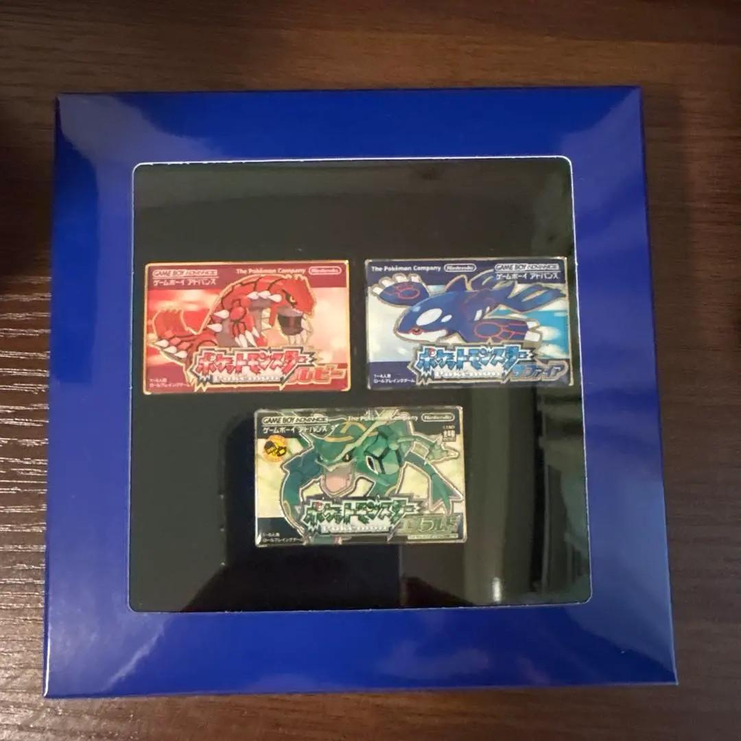 Pokemon Center Package Pins Collection Ruby Sapphire Emerald Set 3 2026