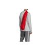 adidas Originals Zip-up Solid Color Lightweight Hoodie Jacket for Men, Red