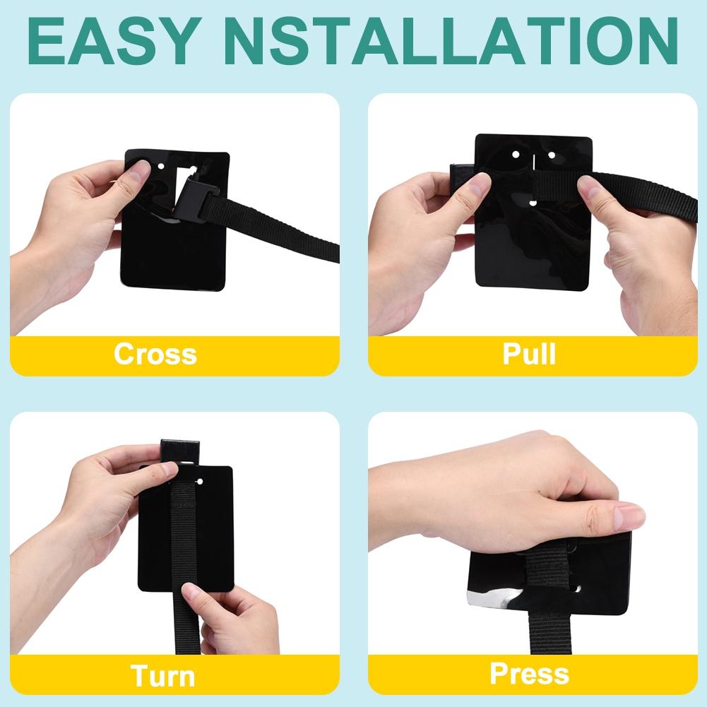 8pcs Car Paint Scratch Protectors Stickers for Trunk Bike Rack, Bike Rack Protection Pads Bike Car Anti-Scratch Accessory