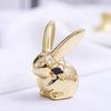 Animal Statue Creative Shape Vibrant Color Mirror Polish Adorable Realistic Looking Decorative Shatterproof Rabbit Elephant Figurine Desktop Statue
