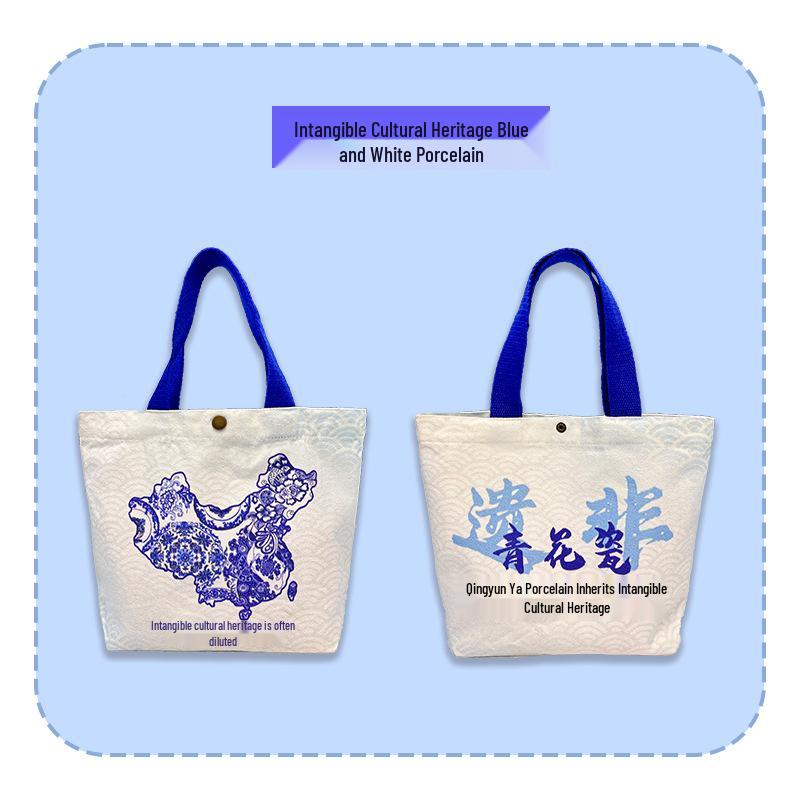 Adorable Kitty Canvas Tote Bag - Perfect for Students and Women