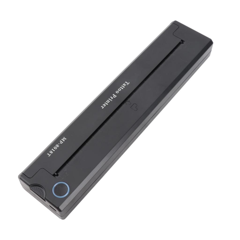 Printer Machine Mini 2000mAh Wireless Thermal Stencil Printer for Tattooist Black