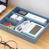 New Home Office Drawer Organizer Stackable Sundries Cosmetic Container Multi-cell Stationery Storage Box Caja De Almacenamiento