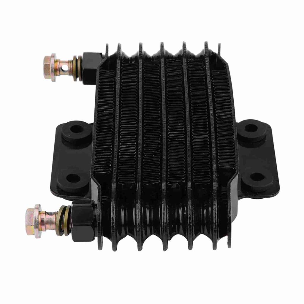 Engine Oil Cooler Oil Cooling Radiator System Kit for CB CG 100CC?250CC 85ml Black
