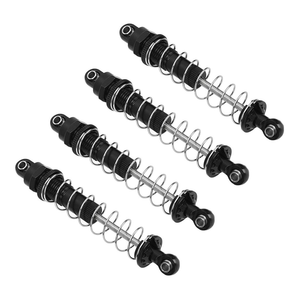4Pcs RC Front Rear Shock Absorbers Aluminum Alloy Reduce Vibration Shock Absorbers Set for Axial