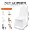 SucceBuy 12/30pcs Spandex Wedding Chair Seat Cover Washable Protective Slipcovers for Holiday Banquet Universal Chair Cover
