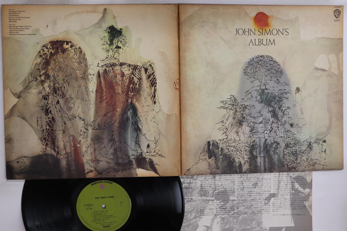 

LP Record JOHN SIMON - John Simon s Album P7601W WARNER BROS 1970 Japan Rock Used