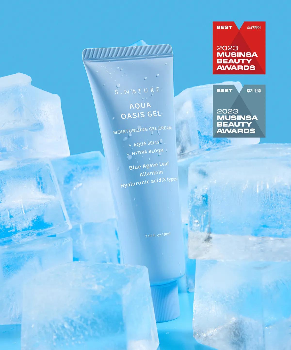 

S.NATURE Увлажняющий гель-крем Aqua Oasis 80 мл – Освежающее увлажнение и охлаждающий гель-крем