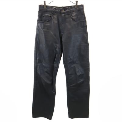 FMC Straight Leather Pants W30 Black Men's Used