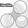 Foldable Silicone Liner for Mixer Lid Insert Mixing Bowl 4.55Qt Mixers