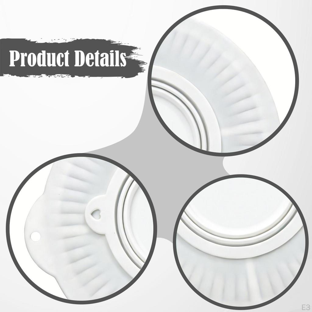 Foldable Silicone Liner for Mixer Lid Insert Mixing Bowl 4.55Qt Mixers