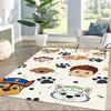 Paw Patrol: Heroic Rescue Team Square rugs are a great choice for living rooms, bedrooms, home décor, and as gifts.