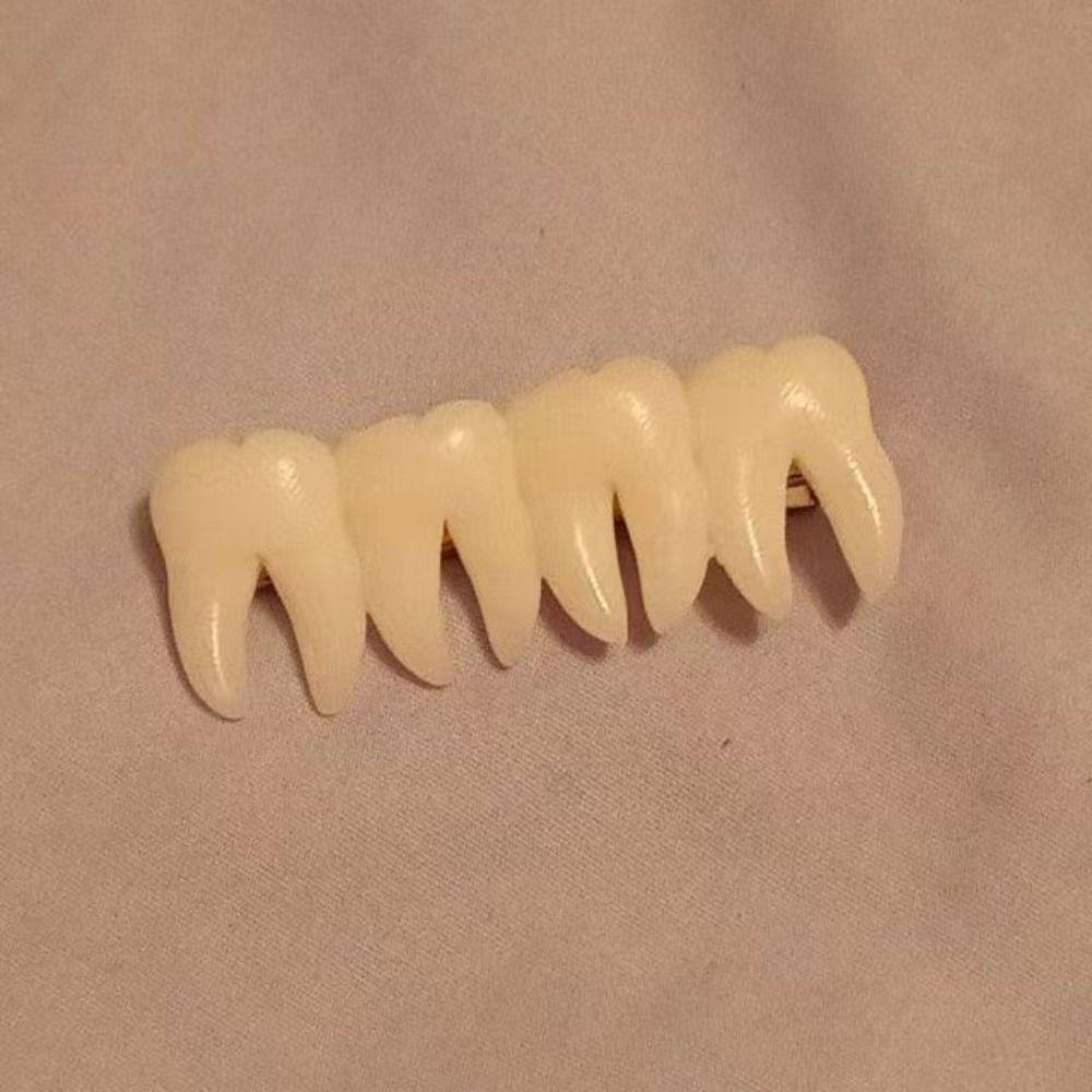 Fun Creative Cool Lovel Tooth Fairy Hair Clips Halloween Creepy Bangs Hairpin Hair Accessories