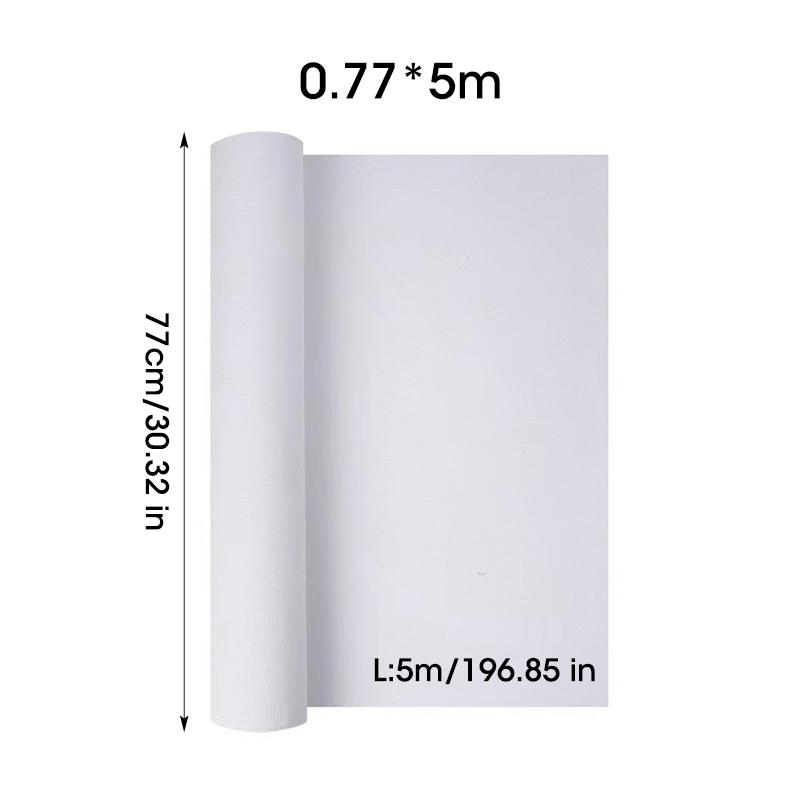 5M/Roll Cotton Canvas Roll,White Black Blank Specialized Suitable for Oil Painting,Acrylic Pigments,27,37,47,,57,67,77,87cm Wide