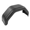 Trailer Mudguard Black High Density PE for Single Axle Trailers 12in 13in Diameter Wheels
