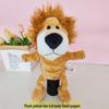 Animal Hand Puppet Plush Toy for Parent-Child Interaction - Storytelling Glove Doll with Movable Mouth
