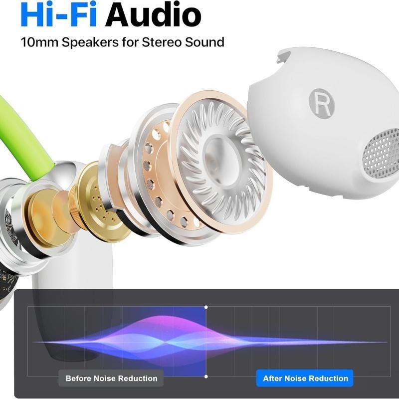 Intelligente Übersetzungskopfhörer, KI-Übersetzung 144 Sprachen, Kopfhörer mit Geräuschunterdrückung, Bluetooth 5.3 Sofortübersetzungssprache