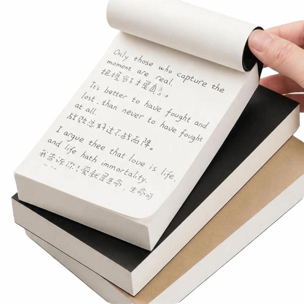 250 Sheets Blank Sketch Pad Portable Sketch Notebook Thick Notepad Drawing Supplies