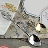 Coffee Spoon Multifunctional Stirring Vintage Exquisite Non-stick Dessert Spoon Household Supplies