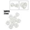 50 Pcs 22mm Transparent Fuel Carburetor Primer Bulb Oil Bubble For Chainsaw Brush Cutter Trimmer Brushcutter Replace