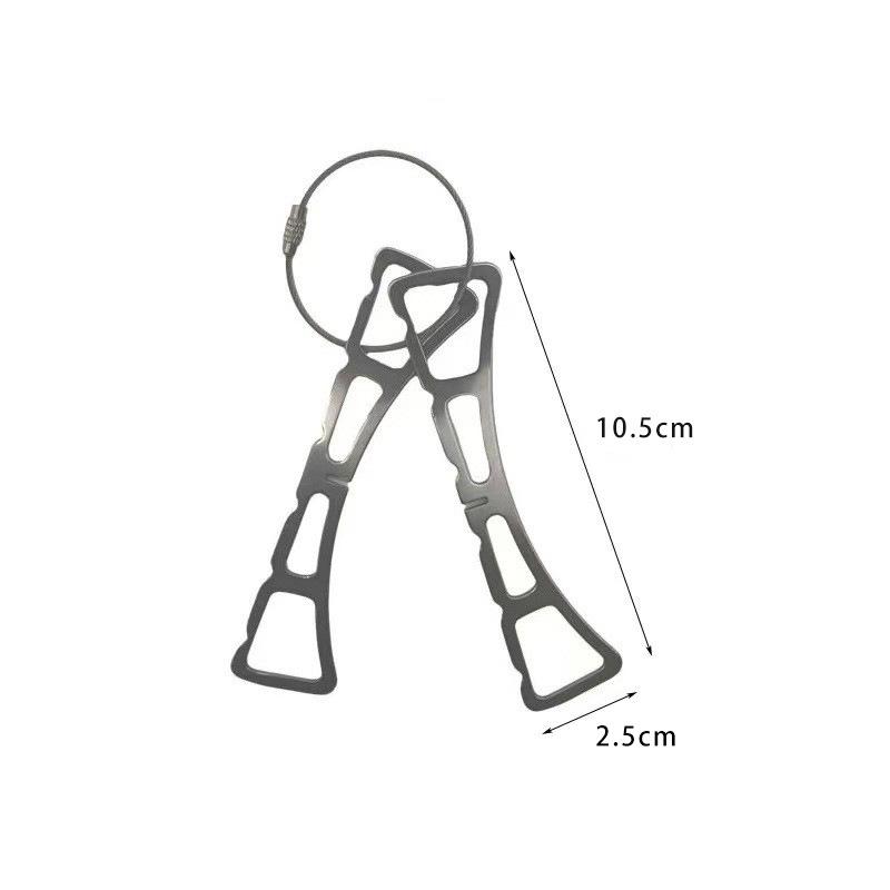 Stainless steel Cross steaming rack camping household kitchen pot mat pot rack cooking rack outdoor portable picnic barbecue rack
