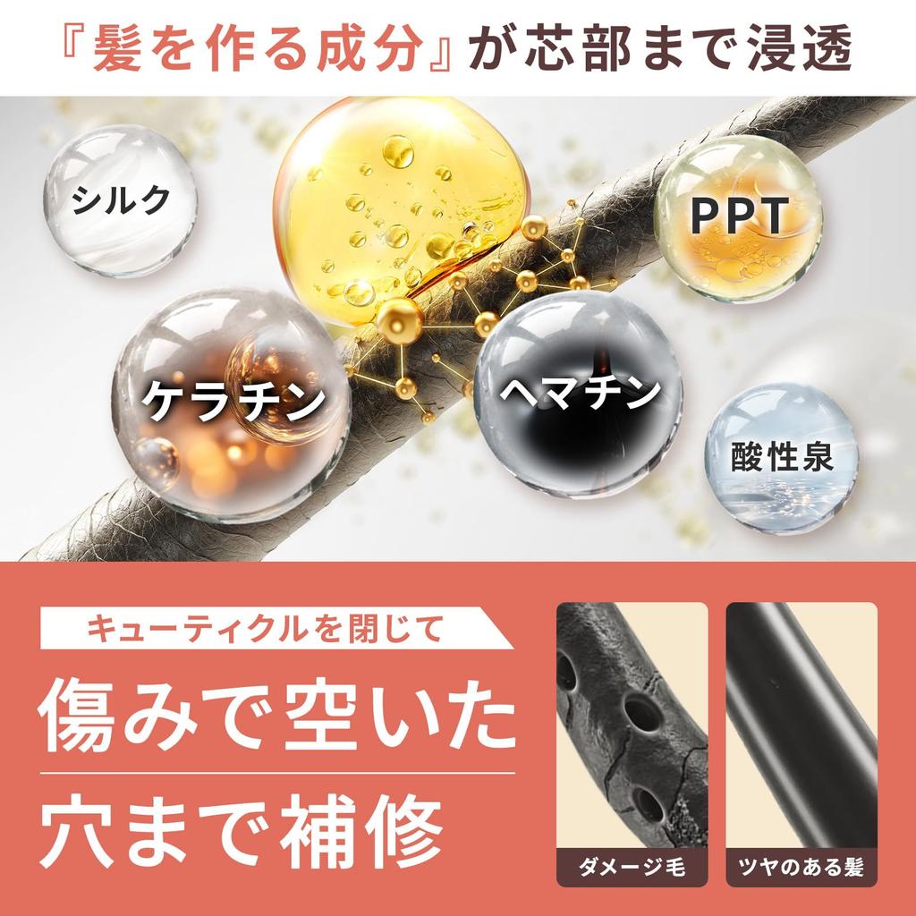 Bonparme Repair Series Oil Milk Set: Hair Oil and Hair Milk, 100ml Each (Bottle Set)