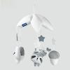 Newborn Baby Carriage Rotating Bedside Rattle and Soothing Music Doll Pendant