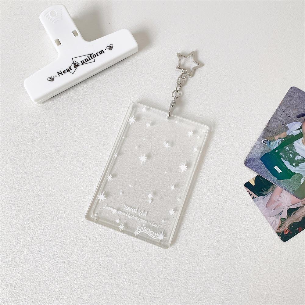 

Transparent Butterfly Card Holder - 3-Inch Pendant for Student Meal, Bus, or ID Cards