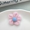 20Pcs 48mm Flower Embellishment With Button For Clothes Hat Patch Fabric Sewing Craft Headwear Hair Clips Decor Accessories