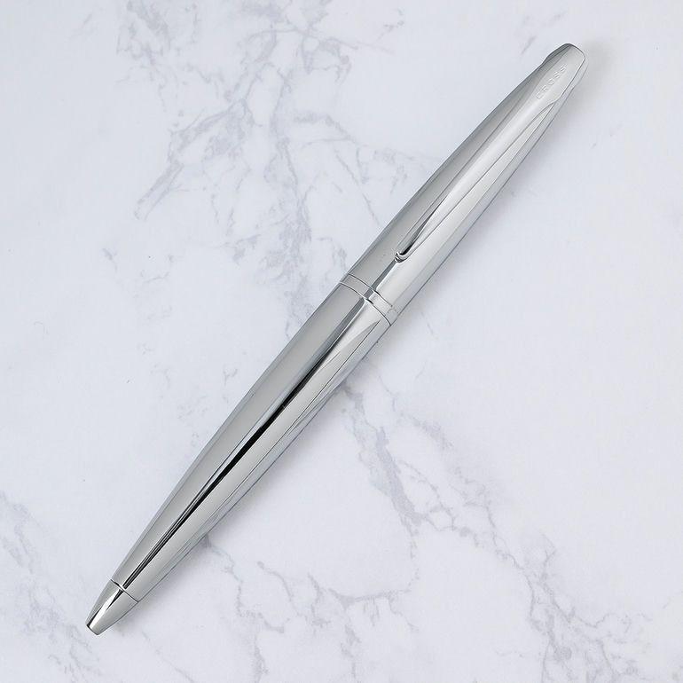Used New Cross Ballpoint Pen for Men and Women, ATX Pure Chrome N882-2, Gift Present