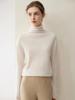 Women's Slim-Fit 100% Cashmere Turtleneck Sweater - Versatile Autumn/Winter Knitwear