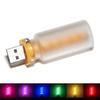 Milchglas USB Touch Control Auto LED Licht Atmosphärenlicht Glühbirne Glühlampe LED Filament Schlafzimmer Nachtdekoration