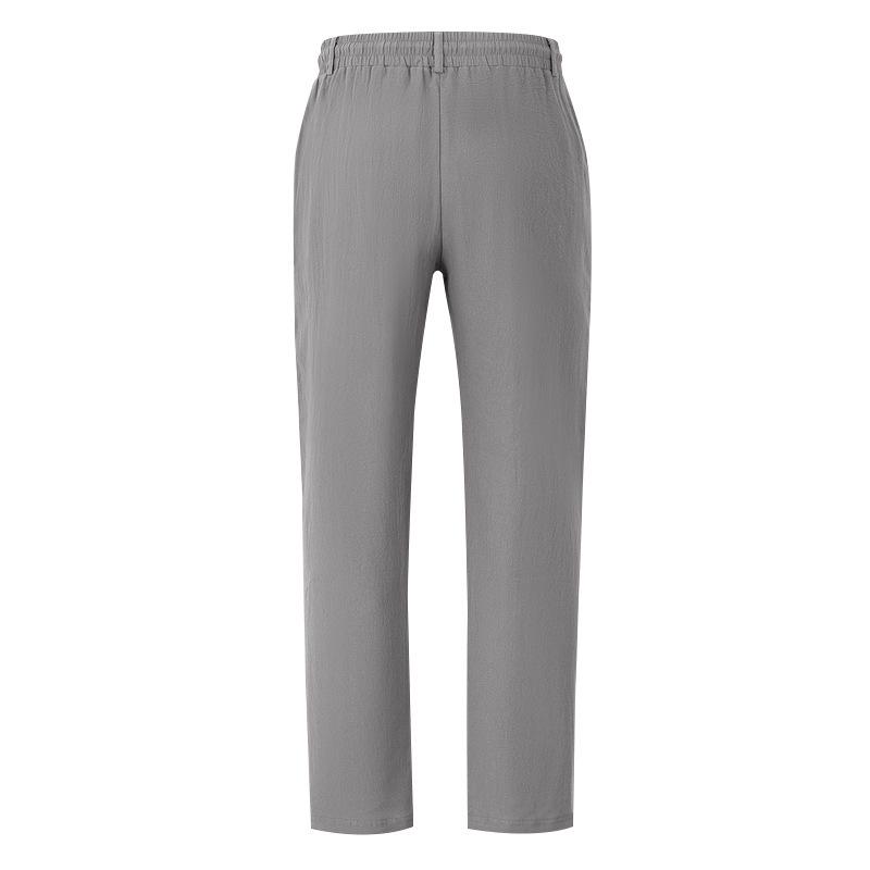 Pantaloni Sport Casual Largi, Respirabili, din Bumbac și In pentru Bărbați - Colecția Primăvară/Vară 2026