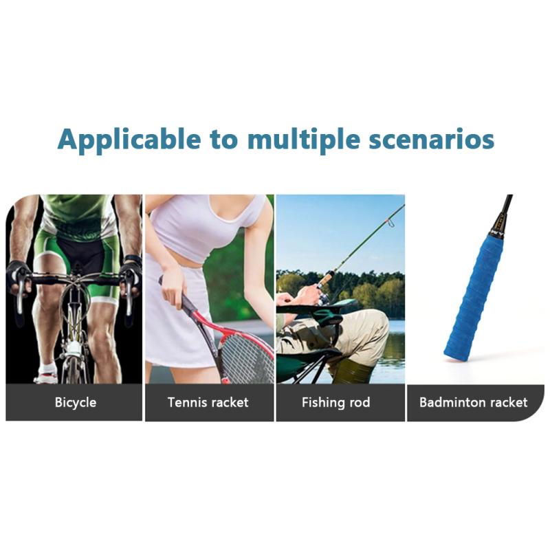 Thickened Handle Tape Non-slip Sweat-absorbing Wrapping Sweat Band For Tennis Badminton Squash