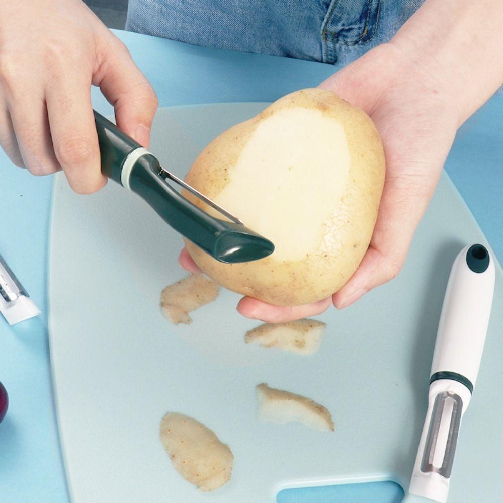 Household Stainless Steel Fruit Peeler with Ergonomic Handle Vegetable Scraper Potato Peeler