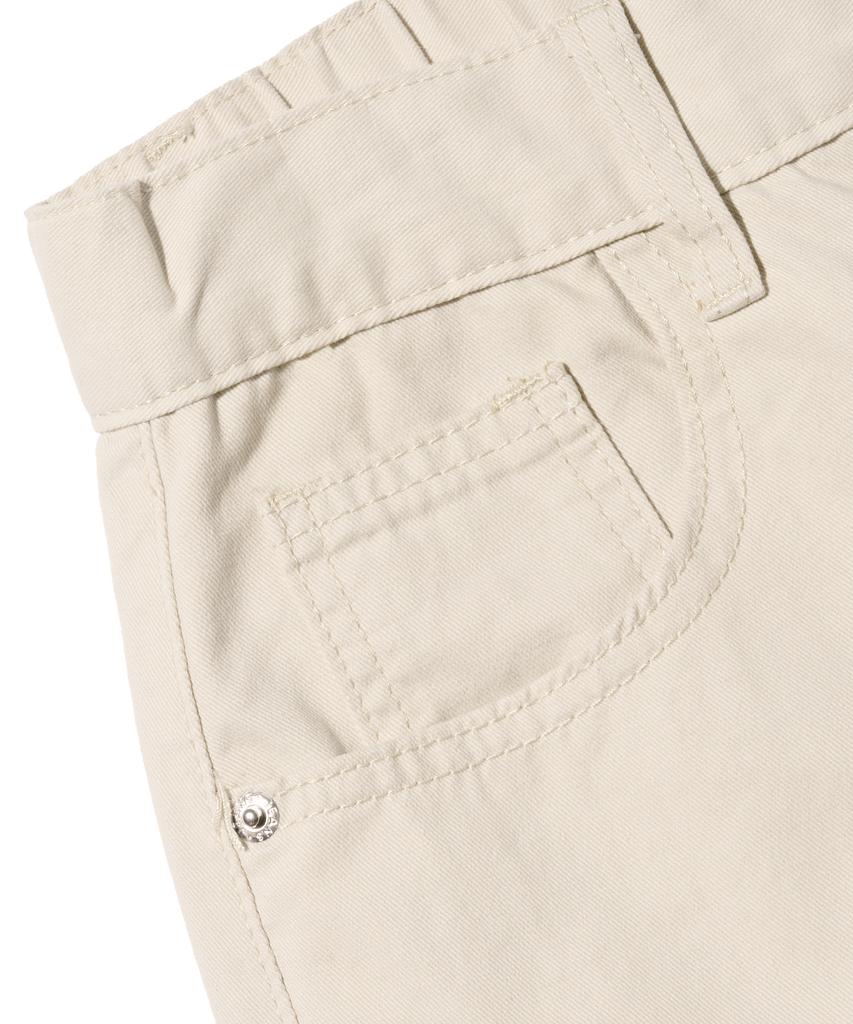 ROIDESROIS Cotton Bermuda Cropped Pants (Ivory)